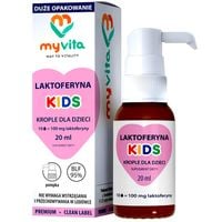 Laktoferyna KIDS BIG 20ml krople MyVita dla dzieci