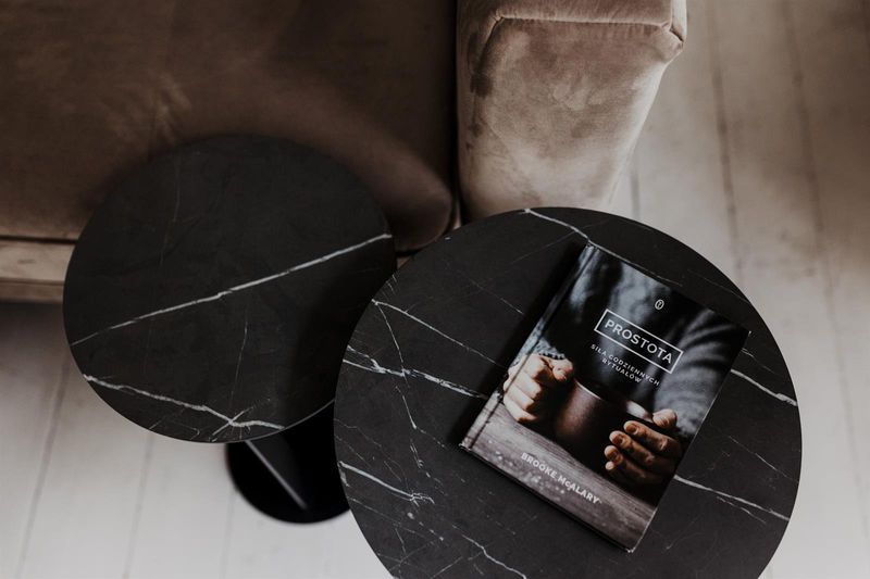 Stolik ODEN 350 grey pietra zdjęcie 3