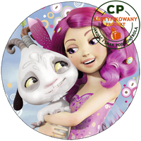 Opłatek na tort Mia i Ja