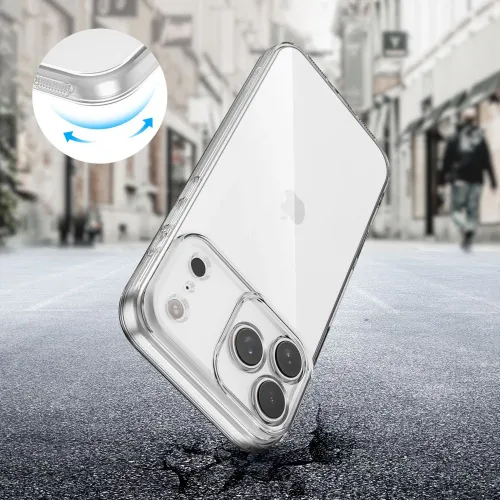 etui tech-protect flexair na iphone 17 pro - przezroczyste na Arena.pl