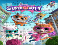 Puzzle Super Kotki