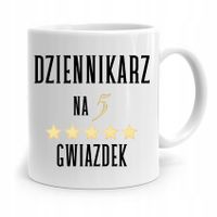 Kubek Dziennikarza Reportera Dziennikarz Na 5 Z Nadrukiem Ze Zdjęciem