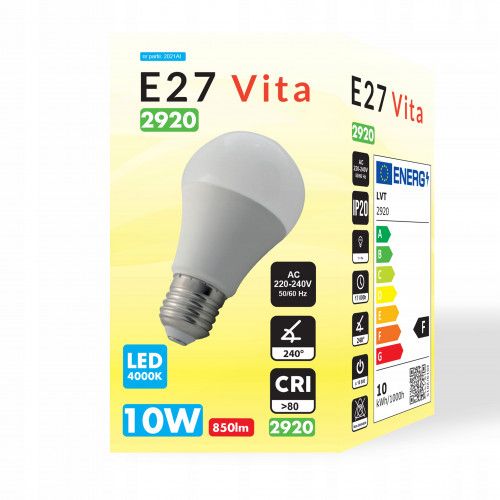 ŻARÓWKA LED E27 2835 SMD 850LM 10W KULA A60 230V na Arena.pl