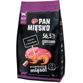 sucha karma dla kota cielecina krewetki pan mięsko hipoalergiczna s 5 kg