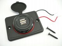 GNIAZDO USB x2 ŁADOWARKA LED 12/24V 3.1.A 42793