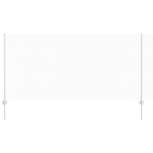 Ogrodzenie z słupkami Srebrny 1.2 x 50 m Stal na Arena.pl