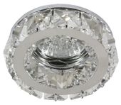 SK-83 CH/TR MR16 1x50W chrom opr. strop. dekoracyjna okragła kryształ