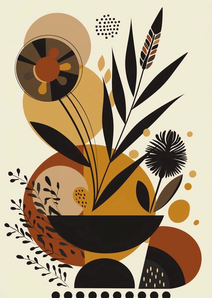 Plakat 64x90cm Ogrody Geometryczne zdjęcie 1