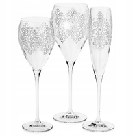 Ekskluzywne komplet kieliszków Szkło-Krosno Floral Luxe 12szt.