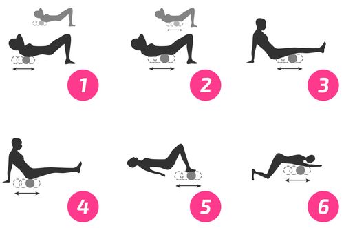 Roler wałek do masażu pleców nóg z wypustkami na Arena.pl