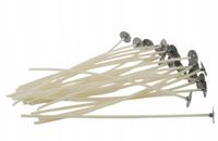 Knot do świec bawełniany 15N, 100 sztuk, 15 cm