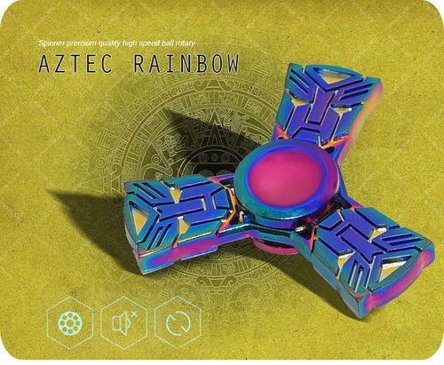 AZTEC RAINBOW HAND FIDGET SPINNER METAL na Arena.pl