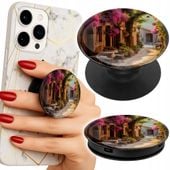 Uchwyt do telefonu Popsocket na palce/stojak MALOWNICZA ULICZKA KAWIARNIA