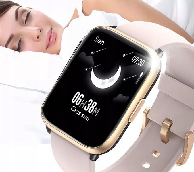 SMARTWATCH ZEGAREK POLSKIE MENU ROZMOWY SPORT SMART WATCH DAMSKI 2 PASKI zdjęcie 4