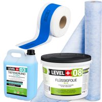 Zestaw Hydroizolacja Folia 12kg Taśma 5m Mata Uszczelniająca 1m Grunt 5l