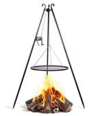 Grill na trójnogu 180 cm COOK KING z kołowrotkiem i rusztem 80 cm