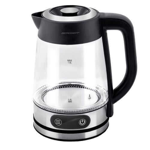 Czajnik elektryczny szklany z regulacją temperatury 1,8l 2200W Berdsen BD-715 na Arena.pl