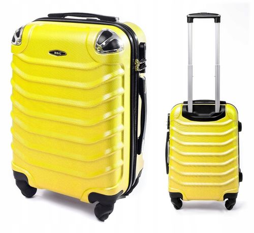 MAŁA KABINOWA WALIZKA L NA KÓŁKACH PODRÓŻNA TORBA ABS RGL na Arena.pl