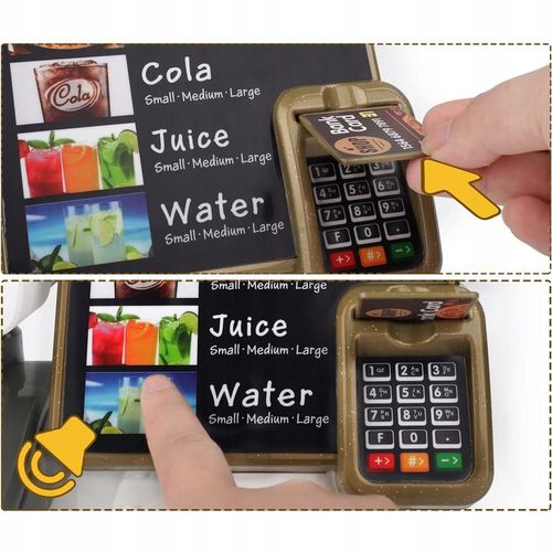 KASA SKLEPOWA INTERAKTYWNA PIZZERIA SKLEP DUŻY ZESTAW EKSPRES do KAWY WODA na Arena.pl