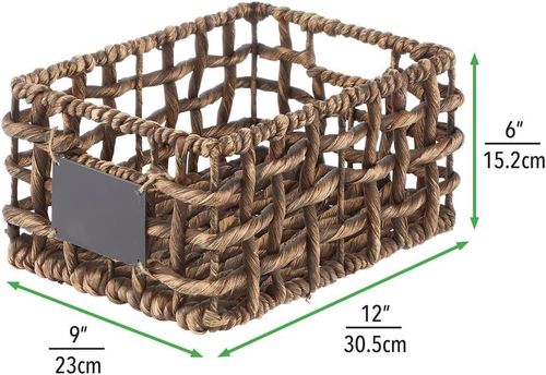 Kosz rattanowy Pojemnik organizer 30x23 3szt na Arena.pl