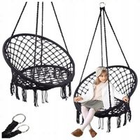 FOTEL WISZĄCY/ KRZESŁO BRAZYLIJSKIE/ HUŚTAWKA /HAMAK BOHO/ BOCIANIE GNIAZDO