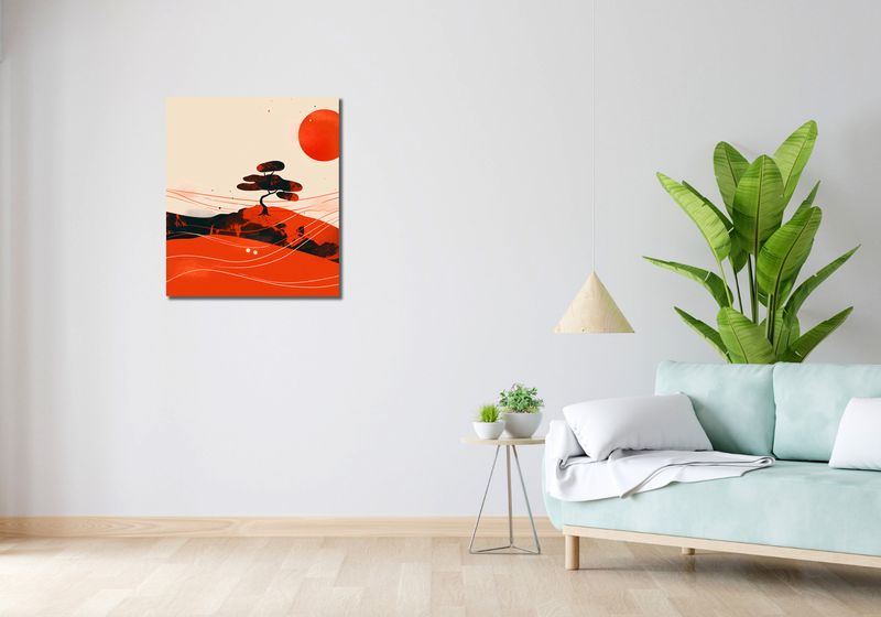 Obraz 60x70cm Czerwone Pustynne Pejzaże zdjęcie 2