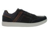 Lee Cooper Półbuty męskie - Skóra ekologiczna mat - rozmiar 44 - Granatowe