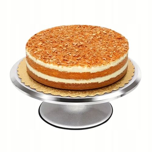 METALOWY Profesjonalny Talerz Obrotowy do Dekorowania Tortów 30cm Patera na Arena.pl