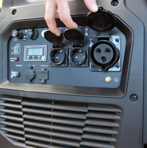 Generator Agregat Inwertorowy 7,7 kW E-start Pilot prądotwórczy prądu koła na Arena.pl