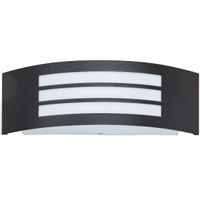 Ogrodowa LAMPA ścienna ROMA 8409 Rabalux metalowa OPRAWA półokrągła elewacyjna IP44 matowa czarna biała
