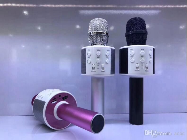 Bezprzewodowy mikrofon karaoke WS858 5 kolorow Wwa zdjęcie 12