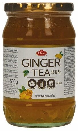 Koreańska herbata z imbirem 500g - T'best zdjęcie 1