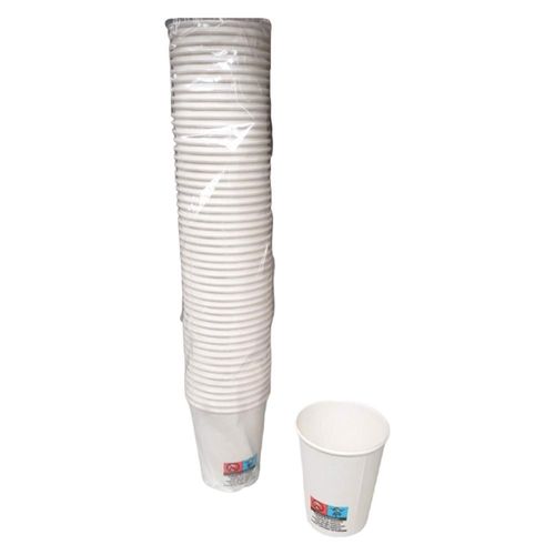 Jednorazowe Papierowe Kubki 200Ml 50 Szt. Białe $ na Arena.pl