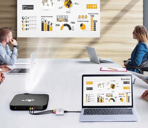 ADAPTER HDMI DO AV RCA HDMI-AV KONWERTER CINCH 1080P KABEL FULL HD na Arena.pl