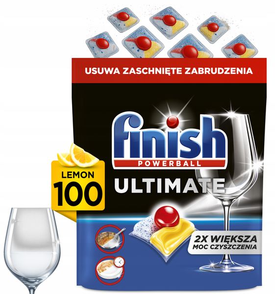 FINISH Kapsułki Ultimate 100 lemon zdjęcie 3