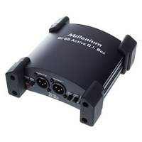 Millenium DI 66 Active Stereo DI Box Aktywny na baterie 9V
