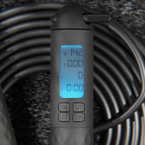 Skakanka z kulkami licznikiem LED regulacją i linką 280cm na Arena.pl