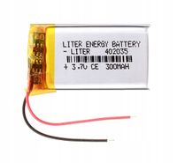 Akumulator Li-Poly 300mAh 3.7V 402035