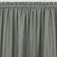 Zasłona MILANA szenilowa z tunelem 280x225 szara wzór 2 Homede