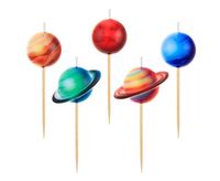 Świeczki urodzinowe Planety kosmos