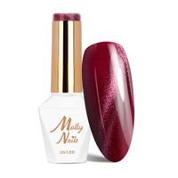 Lakier hybrydowy LED/UV Gel Polish Reds Cat Eye Red Nr 232 MollyNails 8g