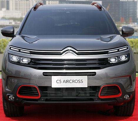 Citroen C5 Aircross - Chromowane Listwy Grill Chrom Atrapy Zderzaka Tuning zdjęcie 2