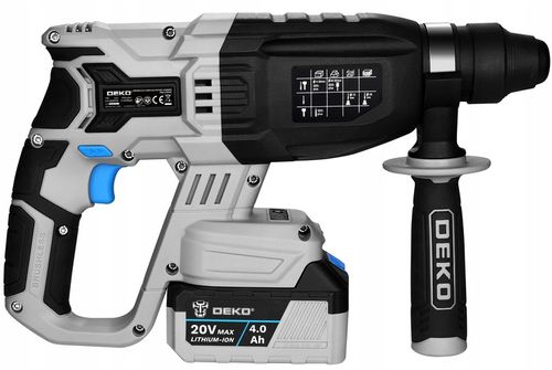 MŁOT UDAROWY MŁOTOWIERTARKA AKUMULATOROWA UDAR SDS+ AKU WIERTŁA DEKO 3J na Arena.pl