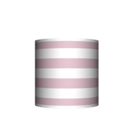 Abażur EKO - Różowe pasy