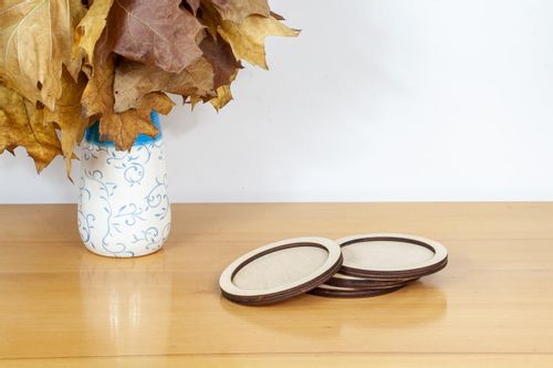 Okrągła tacka drewniana na Arena.pl