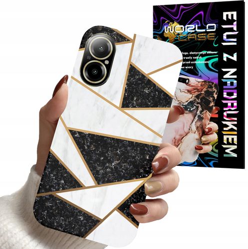 ETUI CASE DO REALME C67 4G - MARMUREK GEOMETRIA WZORY DLA KOBIET na Arena.pl