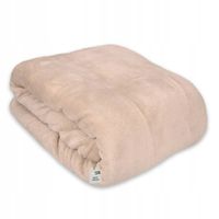 Koc Cadro mikrofibra 200 cm x 220 cm beżowy