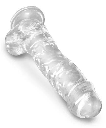 pipedream king cock clear 20 cm - model przezroczysty z przyssawką na Arena.pl