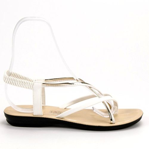 Białe Wsuwane Sandałki r.40 na Arena.pl