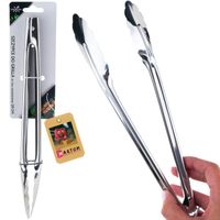 Szczypce Kuchenne Do Grilla Ze Stali Nierdzewnej 28Cm Do Gotowanie Steków